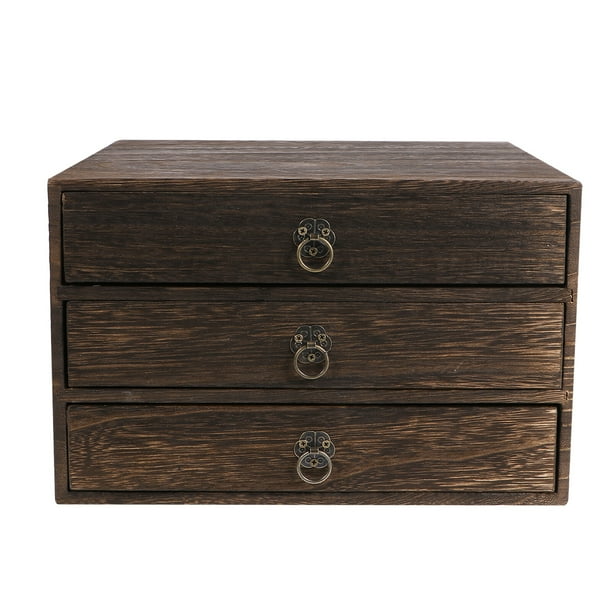 Cesta de almacenamiento tipo cajón de 1 PC Organizador Home Box Swithen Soporter (3 capa)