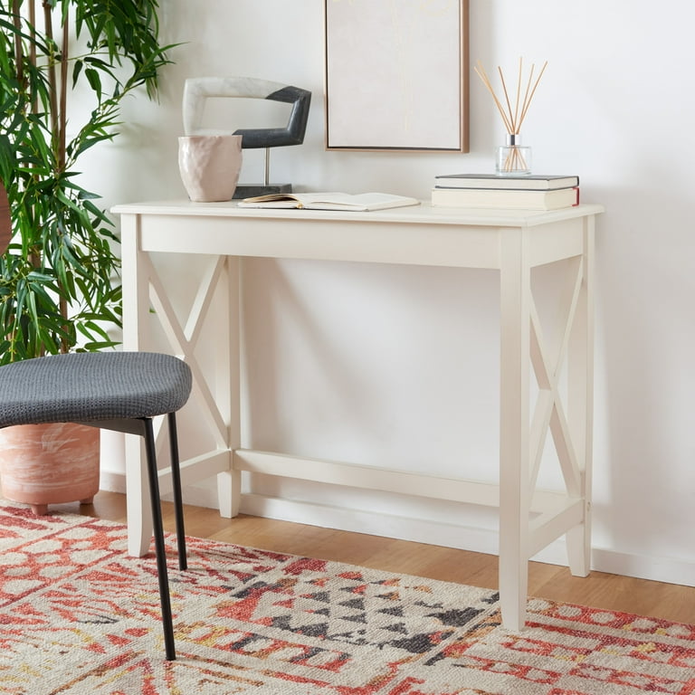 White desk with x sides discount