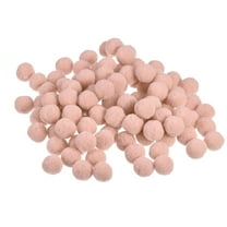 Uxcell Pom Felt Balls Fabric 1.5cm 15mm for Crafts Project DIY 100 Pcs Beige