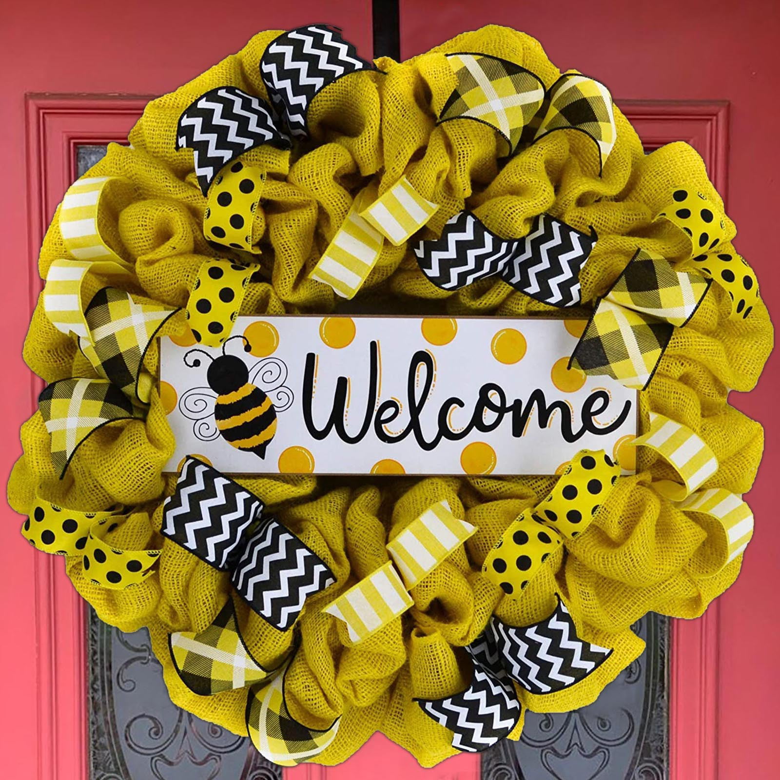BESPORTBLE 1 Pc Sunflower Swag Artificial Wall Garland Fake Flower Wreath Wall Hanging for Banquet Wedding Party Front Door 