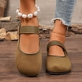 thumbnail image 2 of Women's Mary Jane Orthopedic Shoes Round Toe Wide Width Strap Flat Heel Comfortable Casual Footwear for Daily, 2 of 2