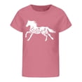 thumbnail image 4 of newwalpole Horse Shirts for Girls Love Horses Shirt Youth Horseback Riding Casual Animal Graphic Tees 8-15 Year Old Pink for Size 1-2 Years, 4 of 4