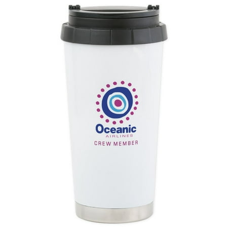 CafePress - Oceanic Airlines Crew' Stainless Steel Travel Mug - Stainless Steel Travel Mug, Insulated 16 oz. Coffee
