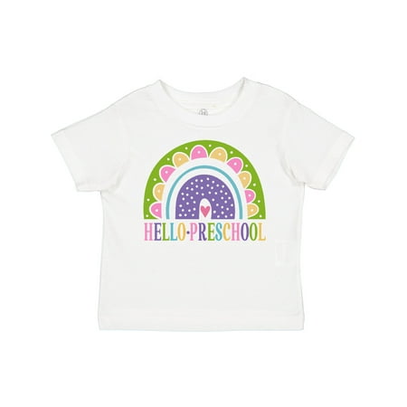 

Inktastic Hello Preschool First Day of School Gift Toddler Toddler Girl T-Shirt
