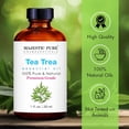 thumbnail image 4 of Majestic Pure Tea Tree Essential Oil - Pure, Natural and Premium Grade - Tea Tree Oil for Skin, Face, Hair, Nails, Acne, Scalp, Massage, Aromatherapy, Diffuser, Topical & Household Uses - 1 fl oz, 4 of 10