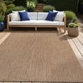 thumbnail image 6 of Beverly Rug Indoor/Outdoor Area Rugs, Waterproof Patio Porch Garden Carpet, Jute Beige, 9'x12', 6 of 8