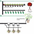 thumbnail image 3 of 400 goteros de riego ajustables, sistema de riego por goteo automático de 1/4 pulgadas, microaspersores para plantas, invernaderos, jardín (verde), 3 of 5