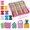 8 Colors, variant on DISEN Weaving Loom Kit for Kids Crafts, 7" Pot Holder Loom Knitting Kits Crafts for Kids 8-12 Girls Gifts, Make 6 Masterpieces