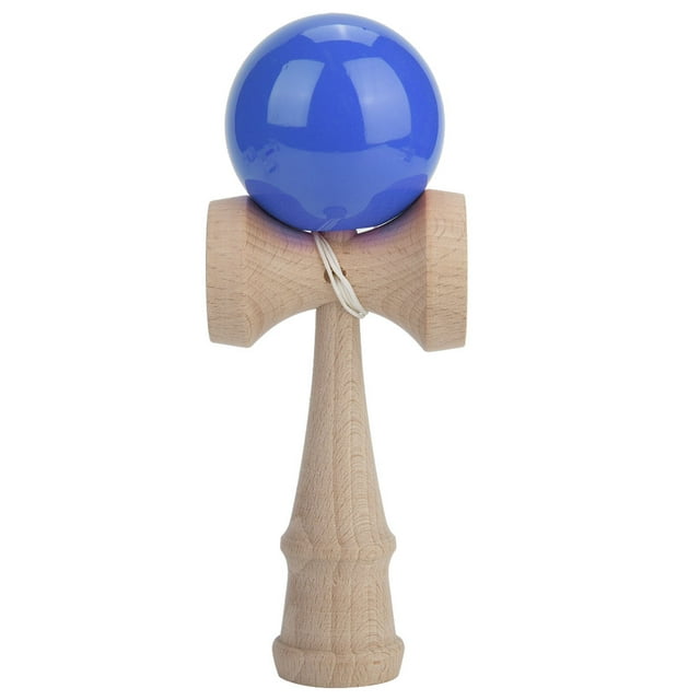 Juguete de malabarismo hábil azul para una diversión lúdica incomparable Kendama tradicional japonés