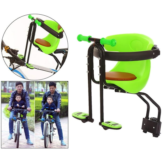 Asiento de para niños, portabebés / silla de bebé de montaje frontal de desmontaje , asiento de seguridad para niños (hasta 1 Cola Asiento de montaje delantero de bicicleta