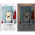thumbnail image 2 of Winter Holiday Yellow Labrador Ceramic Night Light, 2 of 2