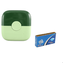 Hair Trimmer Used for Trimming and Thinning Bangs Special Haircut Tool for Split Ends and Thinning Small and Portable B,1 x trimmer 1 box x replacement parts (5 pieces),Green