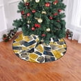 thumbnail image 2 of FMSHPON Vintage Geometric Stone Xmas Christmas Tree Skirt Stand Mat for Holiday Party Decoration Indoor Outdoor 36 inches, 2 of 3