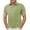 2-Green, variant on Mens Polo T Shirt Short Sleeve with Button Loose Fit Summer Shirts Light Gray Mens Dress Shirts