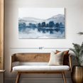 thumbnail image 3 of Elephant Stock Lake In The Valley Wall Art - Horizontal Canvas Wall Art - Living Room Wall Decor - Abstract Canvas - Gray And Blue Decor By Nan - 45" x 30", 3 of 8