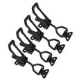 thumbnail image 1 of Uxcell Pince à Bascule 4003 Style, Acier au Carbone Pince à Bascule Réglable avec Trou de Verrouillage 661Lbs Support Noir 4 Pcs, 1 of 7