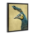 thumbnail image 3 of Stupell Industries Traditional Peacock Looking Left Black Floating Frame Canvas Art, 17 x 21, by Katie O'Shea, 3 of 8