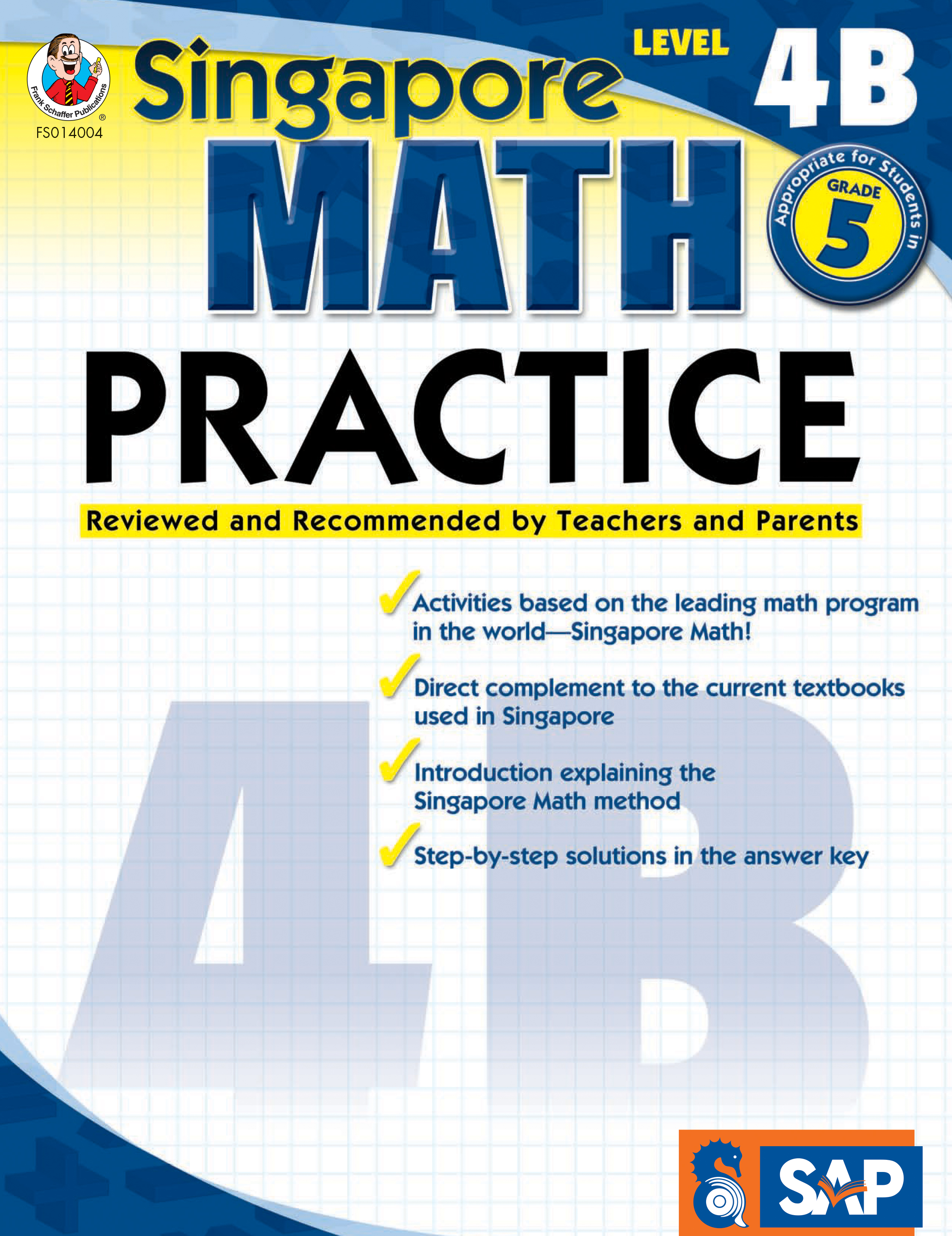 Carson Dellosa Singapore Math Level 4B Math Practice Workbook Grade 5 (128 pages) - image 2 of 5