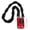 Red, variant on NFTIGB Keyless Entry BT Vehicle Chain Lock 110dB Alarm System IP44 Waterproof Smart Motorcycle Electric Bike Accessories Security 31.5 inches / 80 cm Red