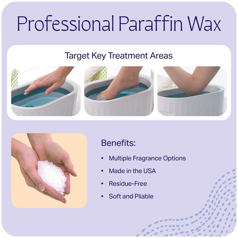 Therabath Paraffin Wax Refill - Thermotherapy - Use to Relieve Arthritis  Discomfort, Stiff Muscles, & Dry Skin - For Hands, Feet, Body - Deeply