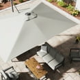 thumbnail image 2 of Mondawe 10x13 FT Cantilever Umbrella Large Offset Umbrella with 360°Rotation Cantilever Patio Umbrella for Backyard, Pool & Garden, Gray, 2 of 11
