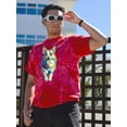 thumbnail image 2 of Colorful Welsh Corgi Sprinting Tie Dye Crystal Men -Image by Shutterstock, Male x-Large, 2 of 4