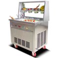 thumbnail image 5 of Máquina comercial para hacer yogur frito de 220 V, máquina grande para hacer helados recién hechos, rollos de helado fritos, 1600 W, 5 of 5