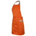 thumbnail image 3 of Delantal Poliéster Hechoe Ajustable Cómoda Cocina Hotel Artesanías - naranja Salvador Delantal profesional del cocinero, 3 of 10