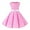 Pink, variant on Kids Girls 50s Vintage Polka Dot Casual Dress Swing Rockabilly Prom Party Dresses Audrey Wedding Formal Cocktail Evening Gown 11-12 Years Royal Blue