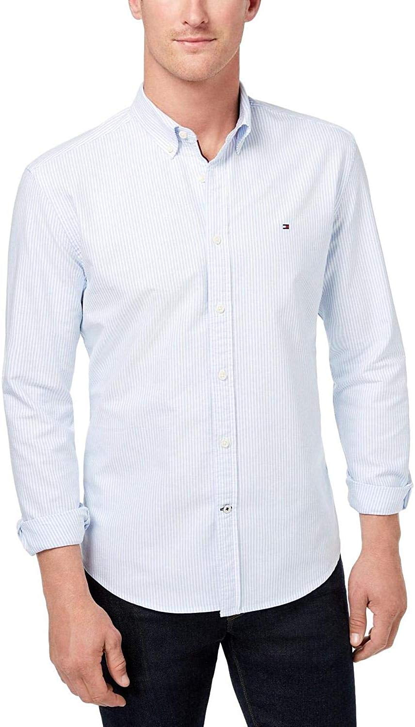 tommy hilfiger button down long sleeve