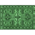 thumbnail image 1 of Ahgly Company Indoor Rectangle Persian Emerald Green Traditional Area Rugs, 5' x 7', 1 of 4