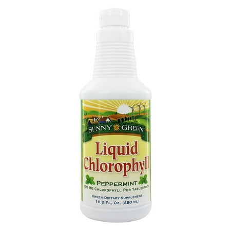 Sunny Green - Liquid Chlorophyll Peppermint 100 mg. - 16.2 oz.