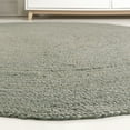 thumbnail image 6 of JONATHAN Y ANSA 4' Round Area Rug, Zara Braided Coastal Cottage Jute - Gray, RNF116D-4R, 6 of 6
