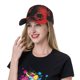 thumbnail image 5 of Fotbe Red And Black Abstract Skull Gorro Clásico de Béisbol, Gorra Ajustable con Broche Snapback, Gorro de Exterior de Algodón Suave, 5 of 6