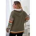 thumbnail image 3 of Redhotype Vibrant Aztec Hoodie - Plus Size Eco-Friendly Chic!, 3 of 5