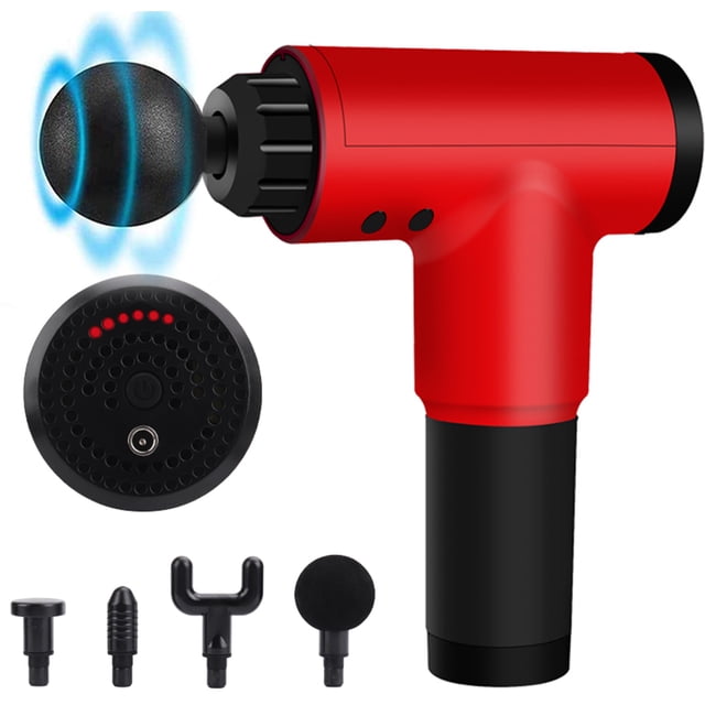 Hand-Held Masajeador Brandtrendy Rojo, Automático, 6 velocidades, silencioso