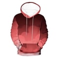 thumbnail image 4 of Mens Big & Tall Hoodies with Front Pocket Plus Size M-4X Fleece Lined Sweatshirts Casual Long Sleeve Pullover Gradient Printed Workout Hoodie Tops, 4 of 5