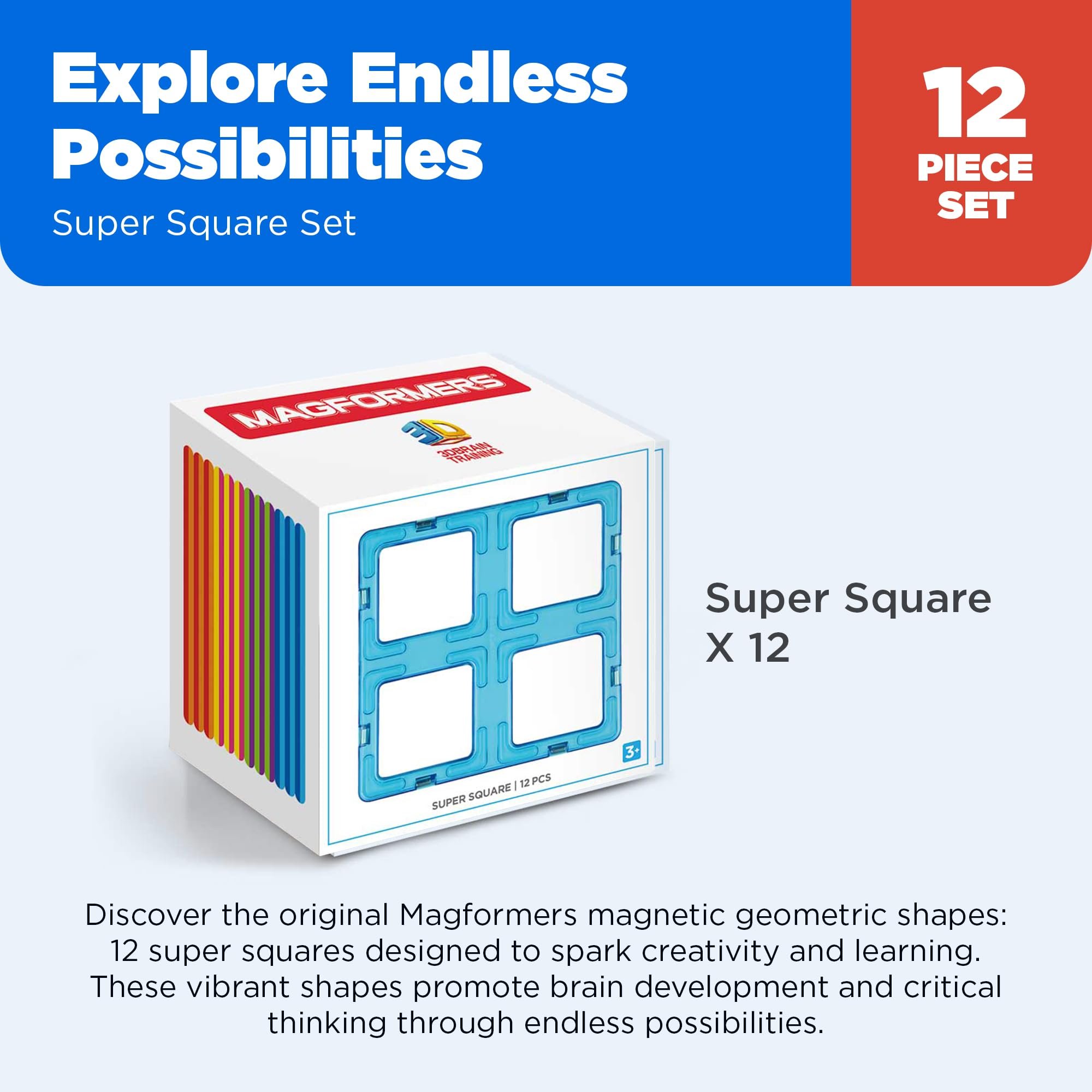 SUPER SQUARE 12PC 13017 - Walmart.com