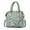Green, variant on Womens Embroidery Satchel Bags Handle Shoulder Handbags and Purses Zipper Compartment Leather Crossbody Tote Bag