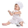thumbnail image 2 of Bebé recién nacido niña fotografía Prop bebé niña chef trajes chef sombrero delantal conju WinDoo WinDoo, 2 of 2