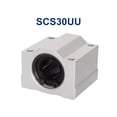 thumbnail image 3 of Linear Motion Ball Bearing Slider Block Bushing SC30UU SCS30UU Linear Shaft CNC 3D Printer Parts ,Long Lasting, 3 of 3