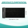 thumbnail image 2 of Uxcell Wood Grain Wallpaper Border 6" x 16.4ft Textured Frame Sticker, Light Black, 2 of 7