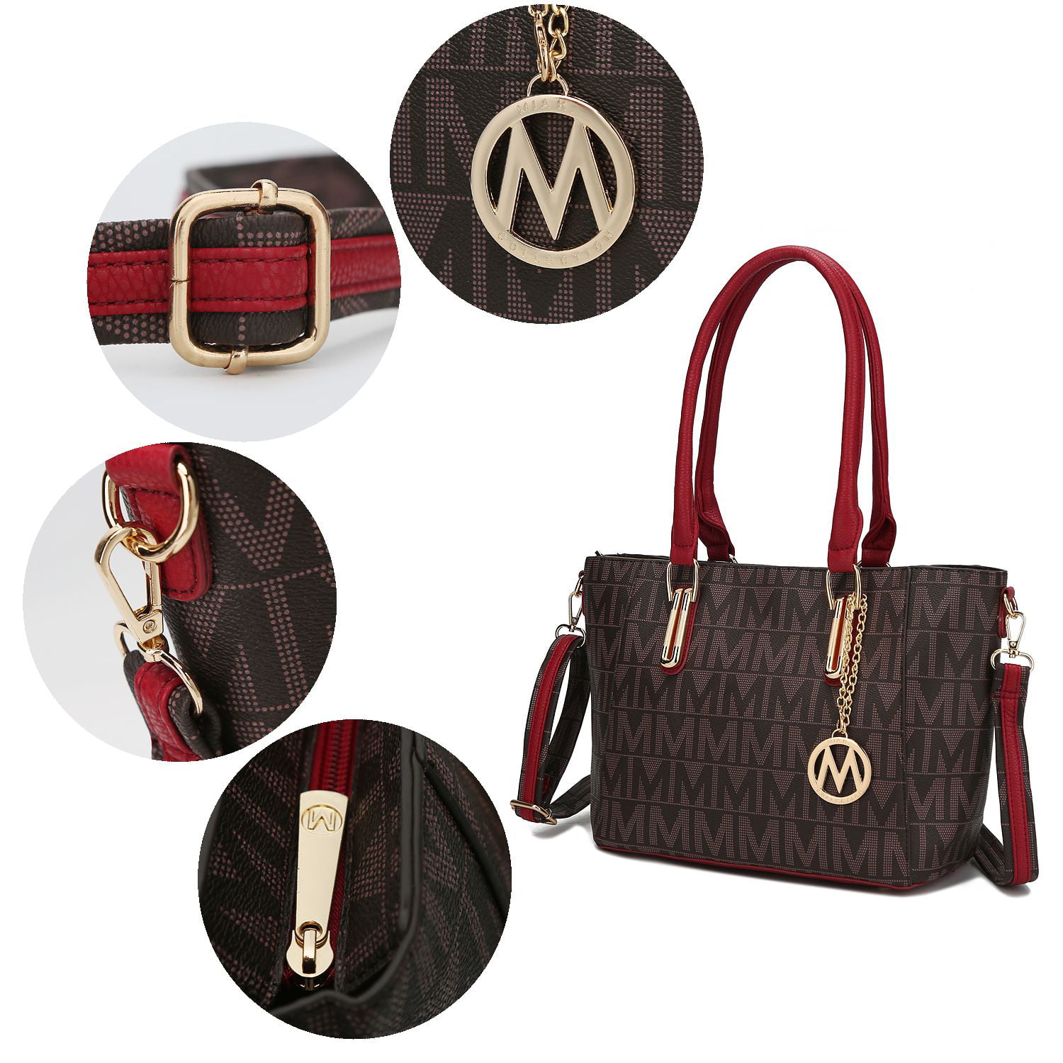 MKF Collection by Mia K. Brie M Signature Crossbody Handbag