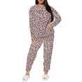 thumbnail image 1 of Conjunto de Pijama para Mujer Shendy Vendy Manga Larga Cuello Redondo con Estampado Transpirable, 1 of 4
