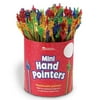 Mini Hand Pointers; Assorted Colors; Set Of 100;