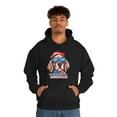thumbnail image 5 of America Patriotic Dog July 4th Independence day Unisex  Hooded Sweatshirt, 5 of 9