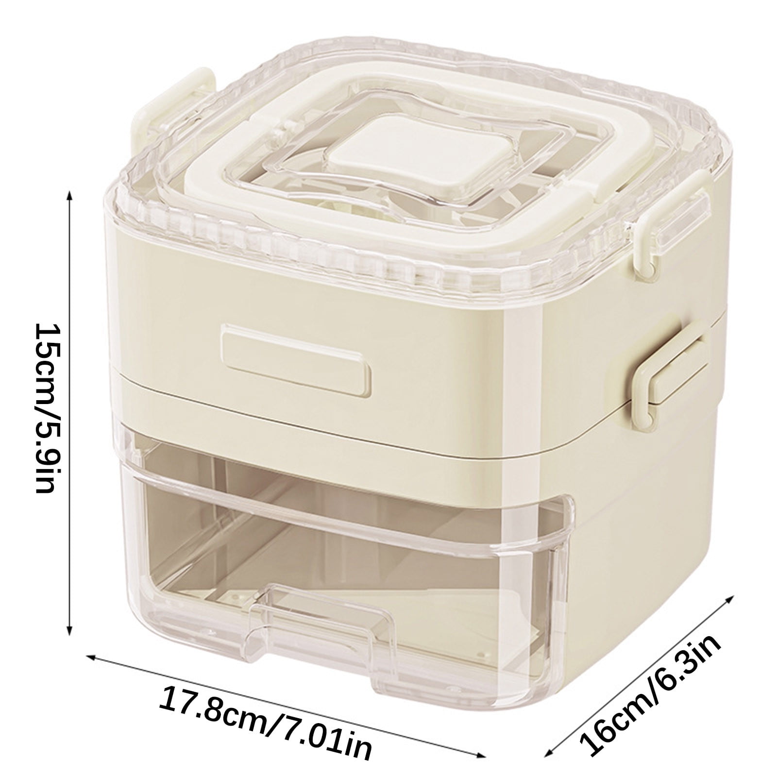Portable Ice Bucket Press Open Outdoor Ice Container with Lid Easy Access for Summer Party Camping Travel by PALIFEUR