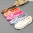 thumbnail image 4 of Verano Transpirable Malla Bean Home Verano Sandalias Planas Mujer Zapatos De Trabajo De Mediana Edad Zapatos Blancos, 4 of 6