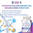 thumbnail image 3 of Calcium + Vitamin D - Strengthens Bones, Supports Bone, Muscle and Joint Health, and Promotes Calcium Absorption - 120 Capsules, 3 of 6
