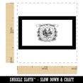 thumbnail image 2 of West Virginia State Flag Self-Inking Rubber Stamp Ink Stamper - Green Ink - Small 1 Inch, 2 of 7